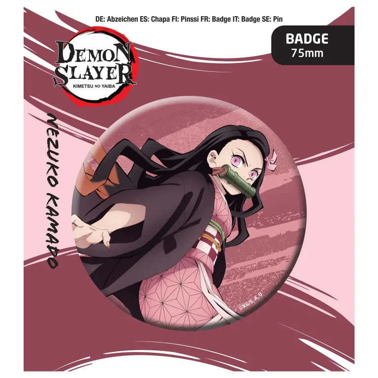 Demon Slayer - Button - Nezuko Kamado