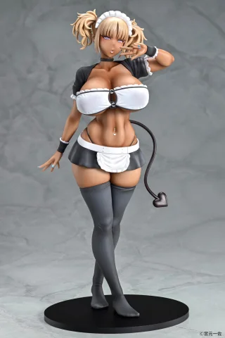 Produktbild zu Issa Miyamoto - Scale Figure - Black Gal Maid Succubus Cocoa