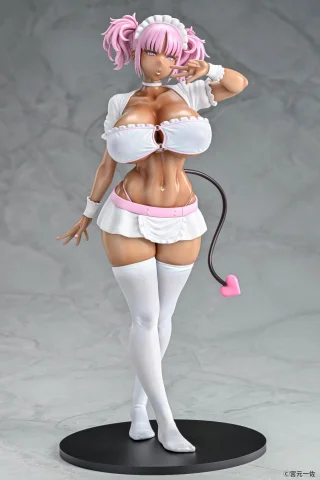 Produktbild zu Issa Miyamoto - Scale Figure - Black Gal Maid Succubus Cocoa (Pink ver.)
