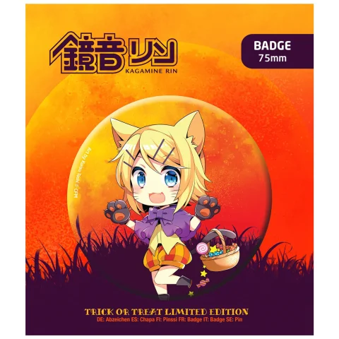 Produktbild zu Character Vocal Series - Button - Rin Kagamine (Trick or Treat Halloween Limited Edition)