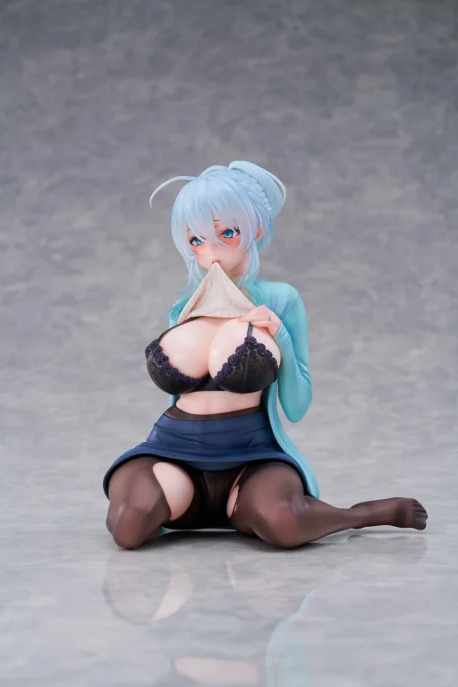 Puusaki Puuna - Scale Figure - Snow Woman Yukino Mifuyu Sitting