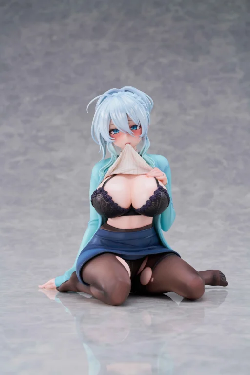 Puusaki Puuna - Scale Figure - Snow Woman Yukino Mifuyu Sitting