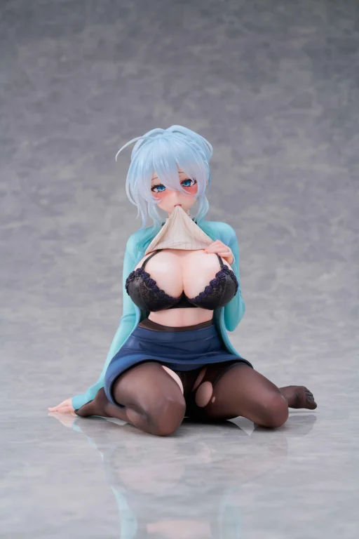 Puusaki Puuna - Scale Figure - Snow Woman Yukino Mifuyu Sitting