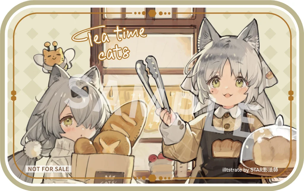 Decorated Life Collection Series - Tea Time Cats - Cat Town Bakery Staff & Customer Set