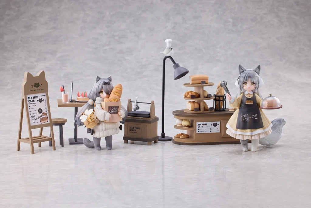 Decorated Life Collection Series - Tea Time Cats - Cat Town Bakery Staff & Customer Set