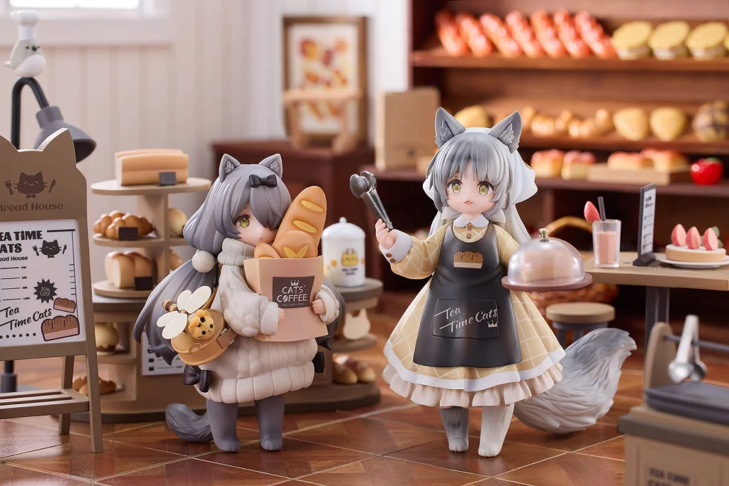 Decorated Life Collection Series - Tea Time Cats - Cat Town Bakery Staff & Customer Set