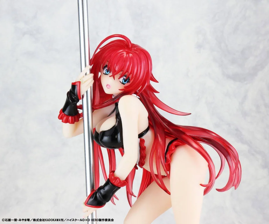 High School D×D - Scale Figure - Rias Gremory (Pole Dance ver. Black Color)