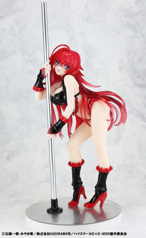 High School D×D - Scale Figure - Rias Gremory (Pole Dance ver. Black Color)