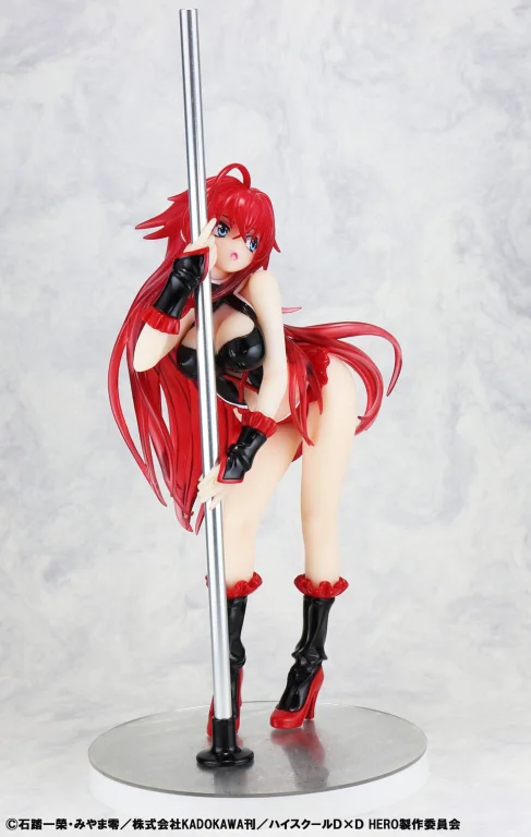 High School D×D - Scale Figure - Rias Gremory (Pole Dance ver. Black Color)