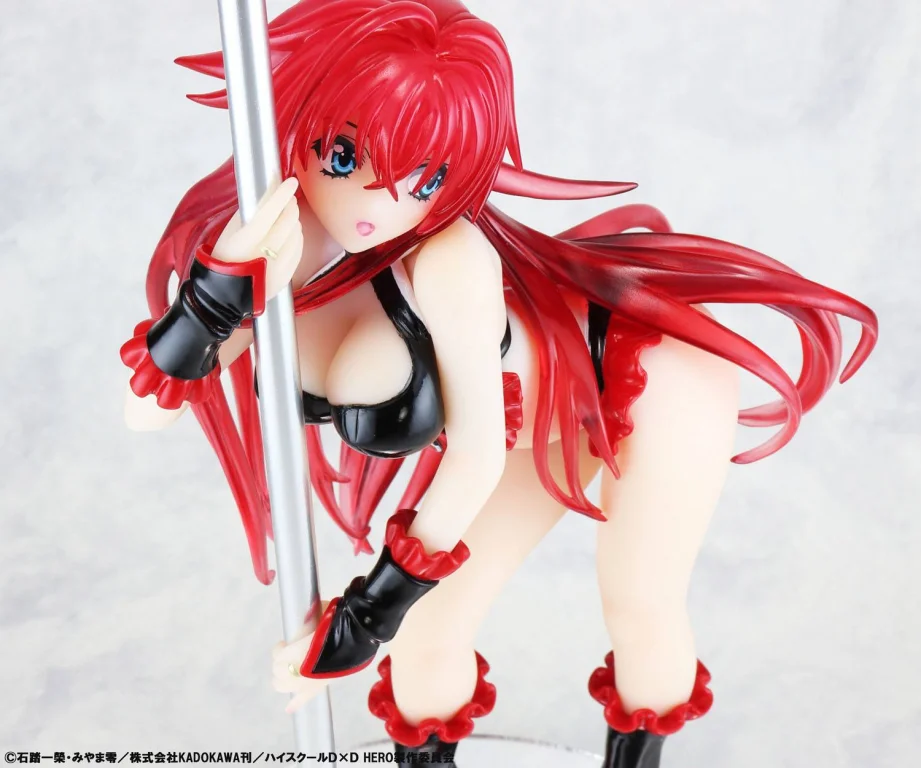 High School D×D - Scale Figure - Rias Gremory (Pole Dance ver. Black Color)