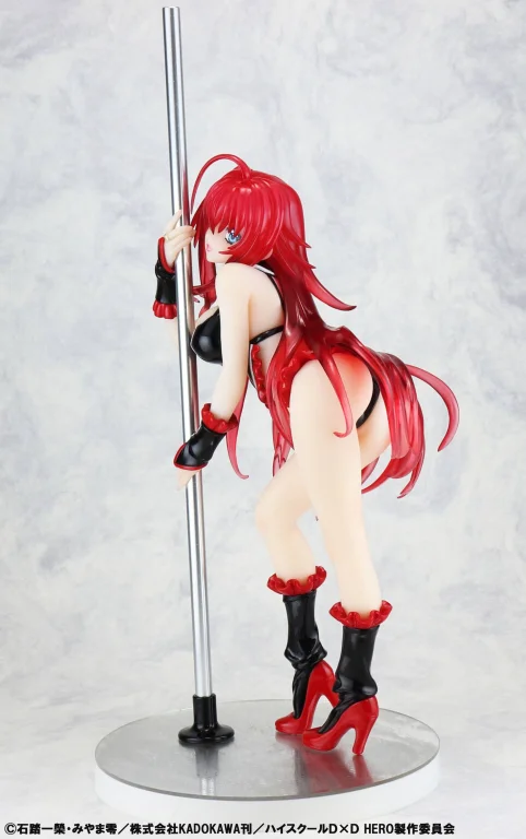 High School D×D - Scale Figure - Rias Gremory (Pole Dance ver. Black Color)