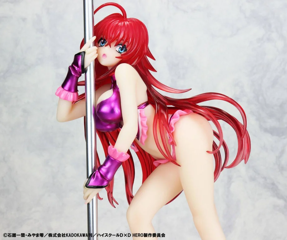 High School D×D - Scale Figure - Rias Gremory (Pole Dance ver. Purple Color)