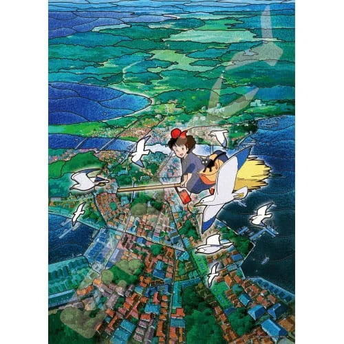 Kikis kleiner Lieferservice - Puzzle - Koriko City's Sky