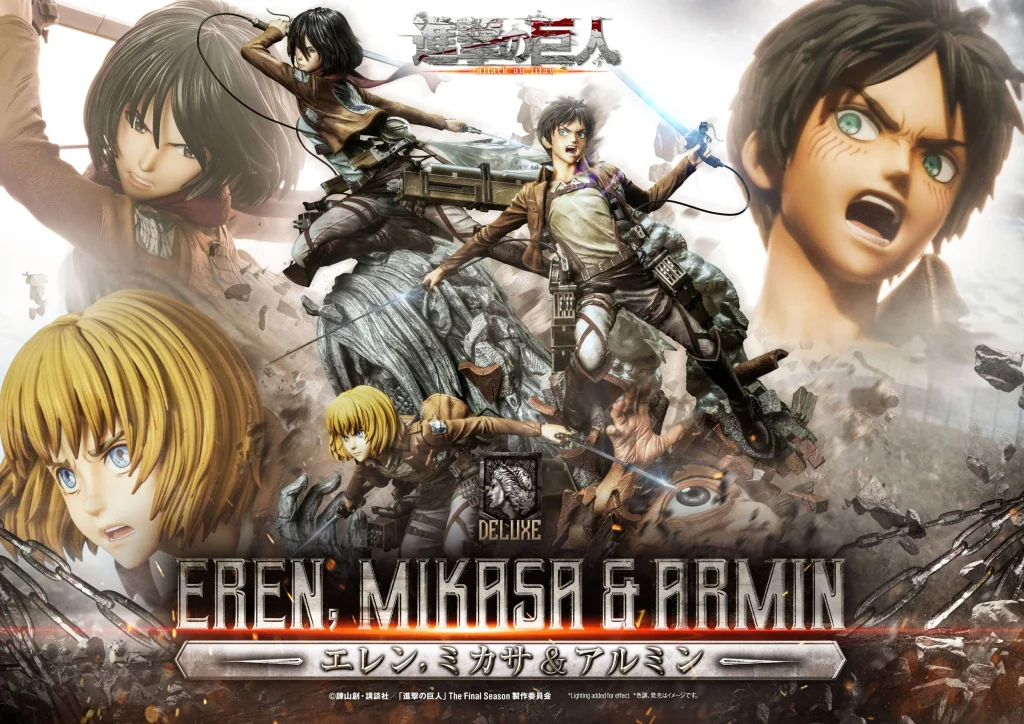 Attack on Titan - Ultimate Premium Masterline - Eren, Mikasa, & Armin (Deluxe Bonus Version)