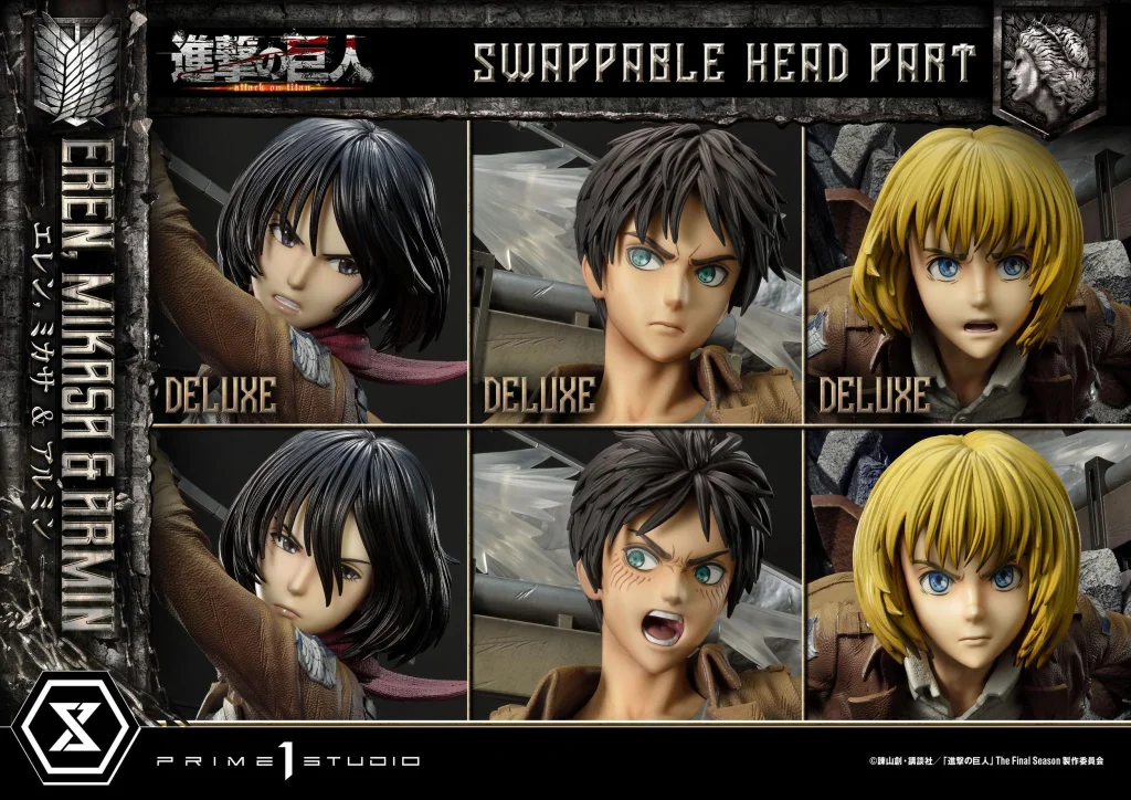 Attack on Titan - Ultimate Premium Masterline - Eren, Mikasa, & Armin (Deluxe Bonus Version)