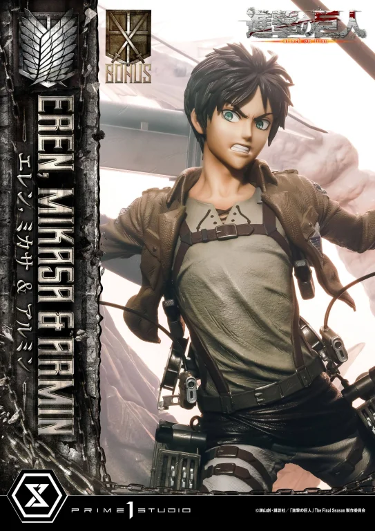 Attack on Titan - Ultimate Premium Masterline - Eren, Mikasa, & Armin (Deluxe Bonus Version)