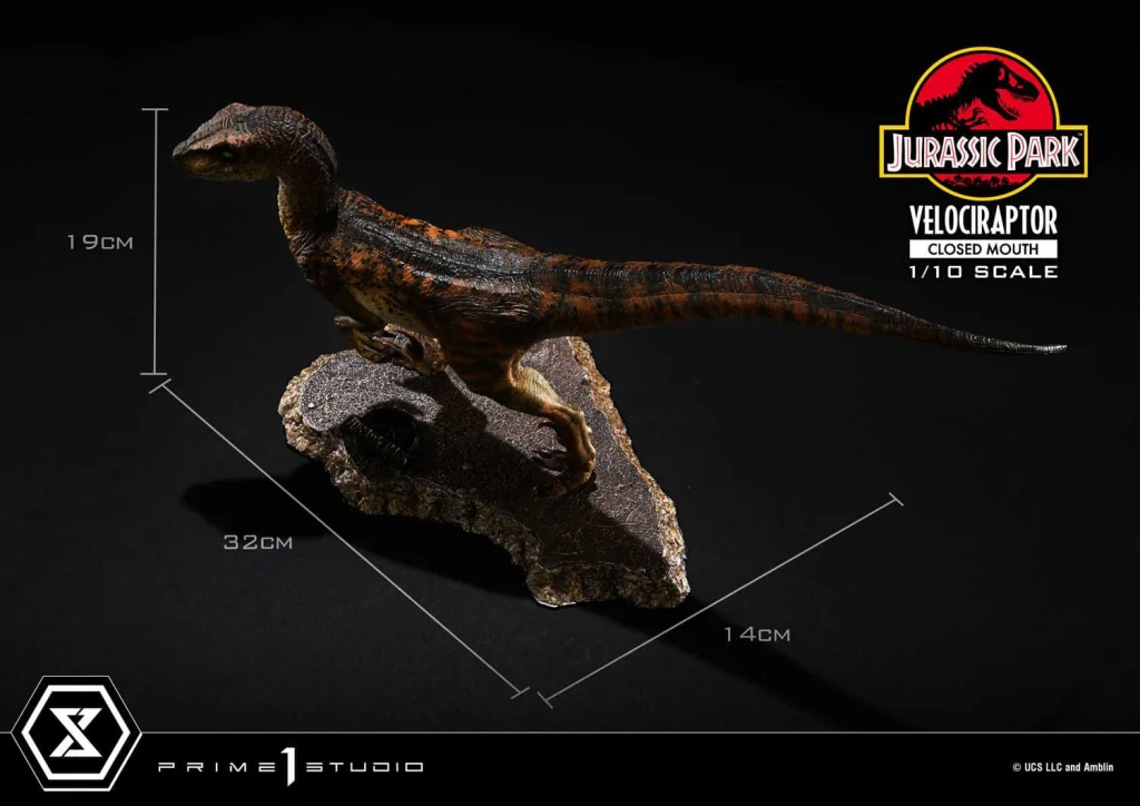 Jurassic Park - Prime Collectible - Velociraptor (Closed Mouth)