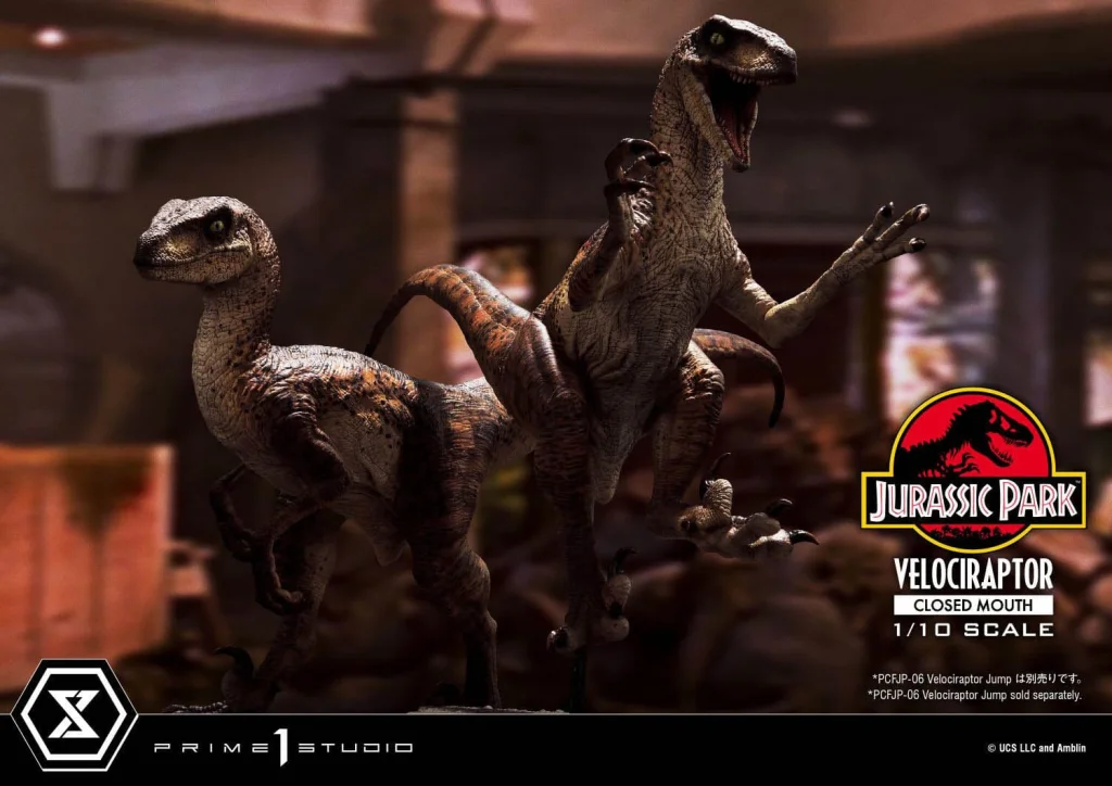 Jurassic Park - Prime Collectible - Velociraptor (Closed Mouth)