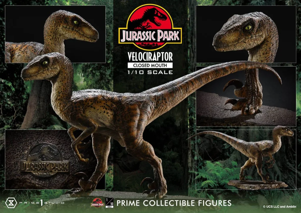 Jurassic Park - Prime Collectible - Velociraptor (Closed Mouth)