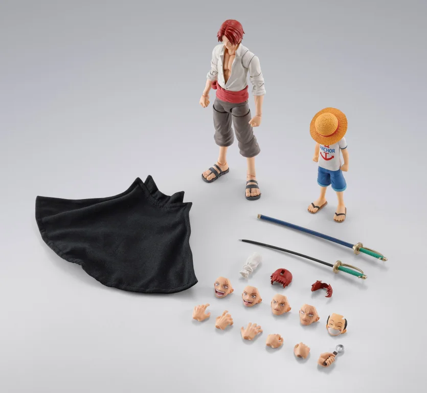 One Piece - S.H.Figuarts - Red-Haired Shanks & Monkey D. Ruffy (Childhood Ver.)