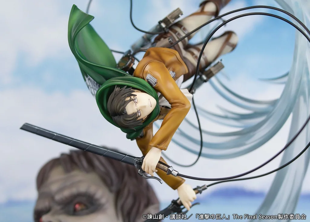 Attack on Titan - Scale Figure - Levi vs. Beast Titan