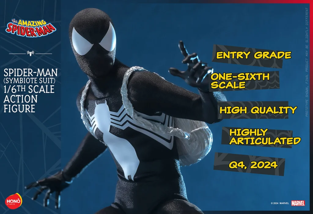 Spider-Man - Scale Action Figure - Spider-Man (Symbiote Suit)