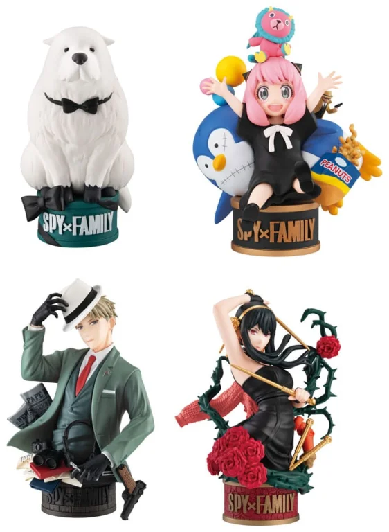 SPY×FAMILY - Puchirama DX - Anya, Bond, Loid & Yor Forger (Set)