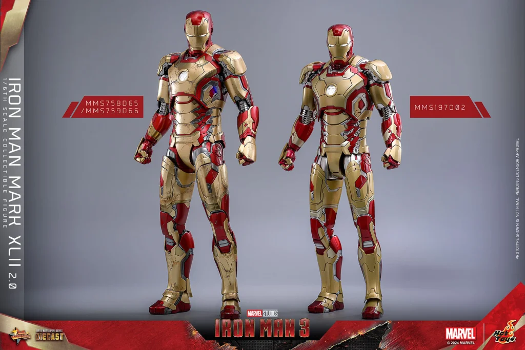 Iron Man - Scale Action Figure - Iron Man Mark XLII (2.0)