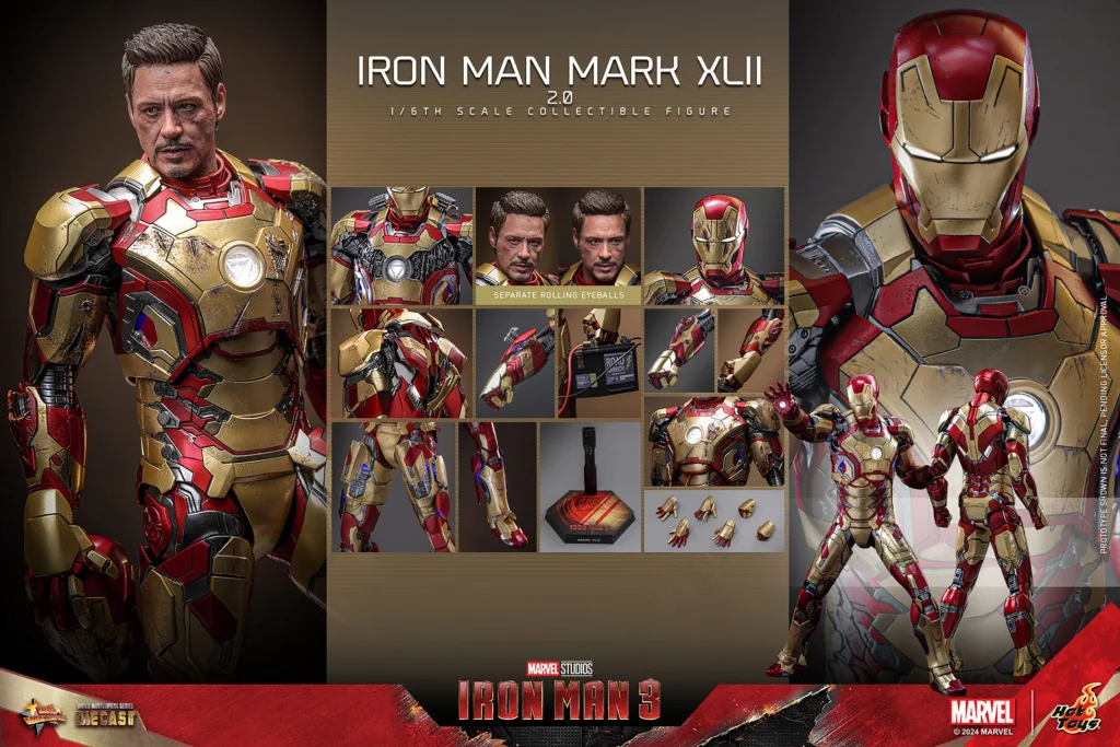 Iron Man - Scale Action Figure - Iron Man Mark XLII (2.0)