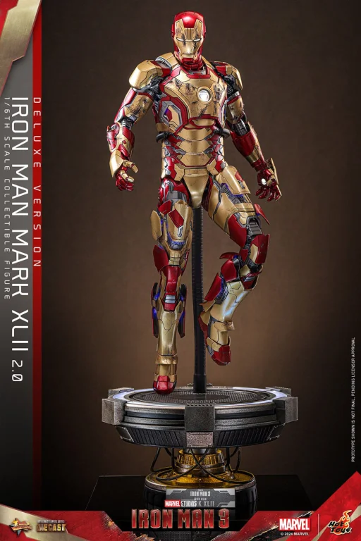 Iron Man - Scale Action Figure - Iron Man Mark XLII (2.0) (Deluxe)