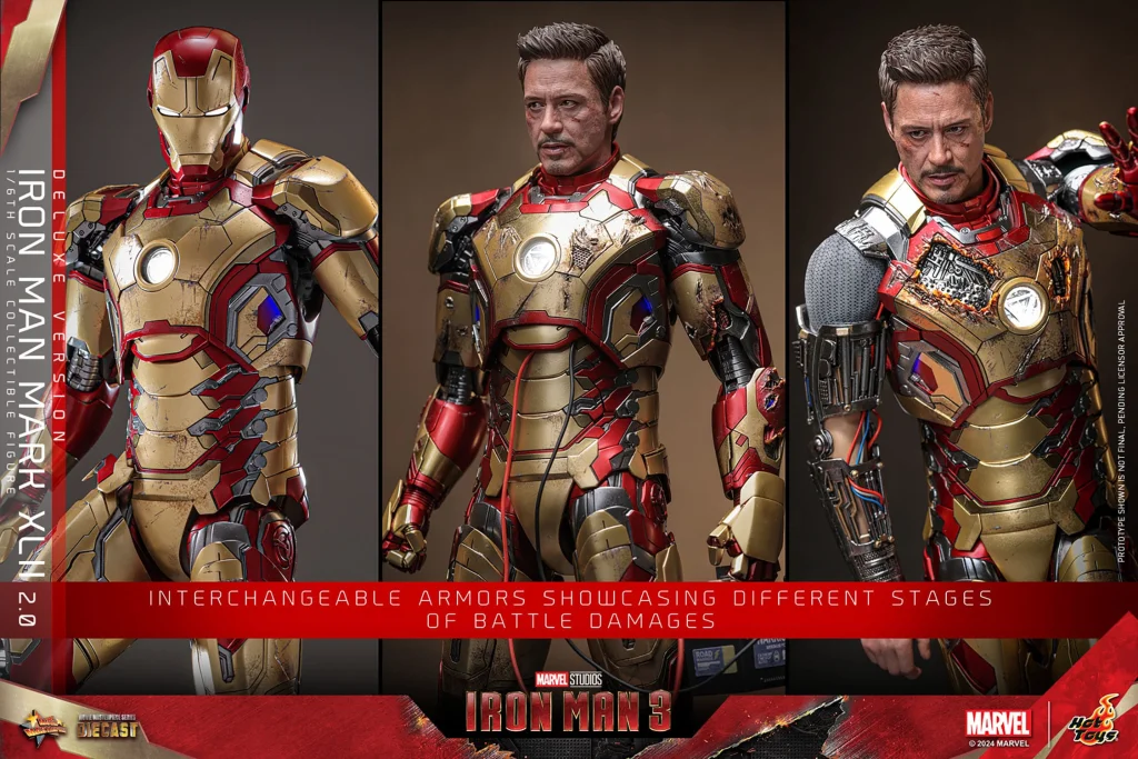 Iron Man - Scale Action Figure - Iron Man Mark XLII (2.0) (Deluxe)