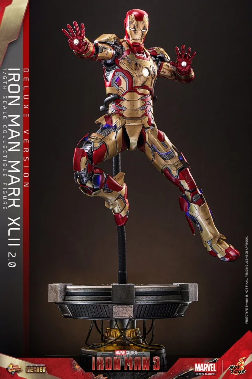 Iron Man - Scale Action Figure - Iron Man Mark XLII (2.0) (Deluxe)