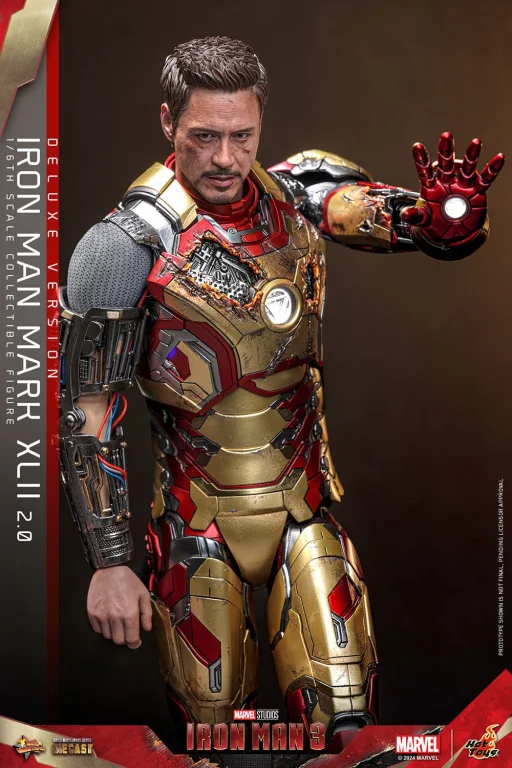 Iron Man - Scale Action Figure - Iron Man Mark XLII (2.0) (Deluxe)