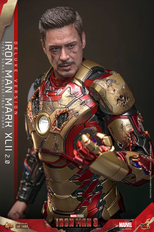 Iron Man - Scale Action Figure - Iron Man Mark XLII (2.0) (Deluxe)