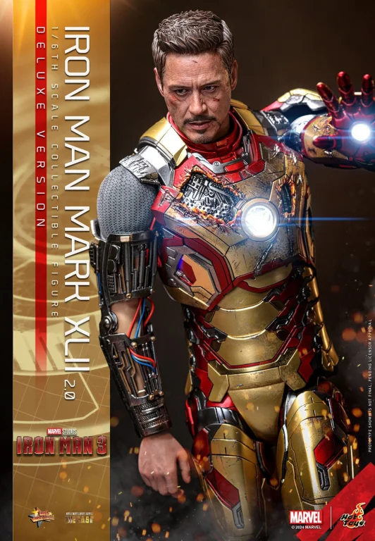 Iron Man - Scale Action Figure - Iron Man Mark XLII (2.0) (Deluxe)