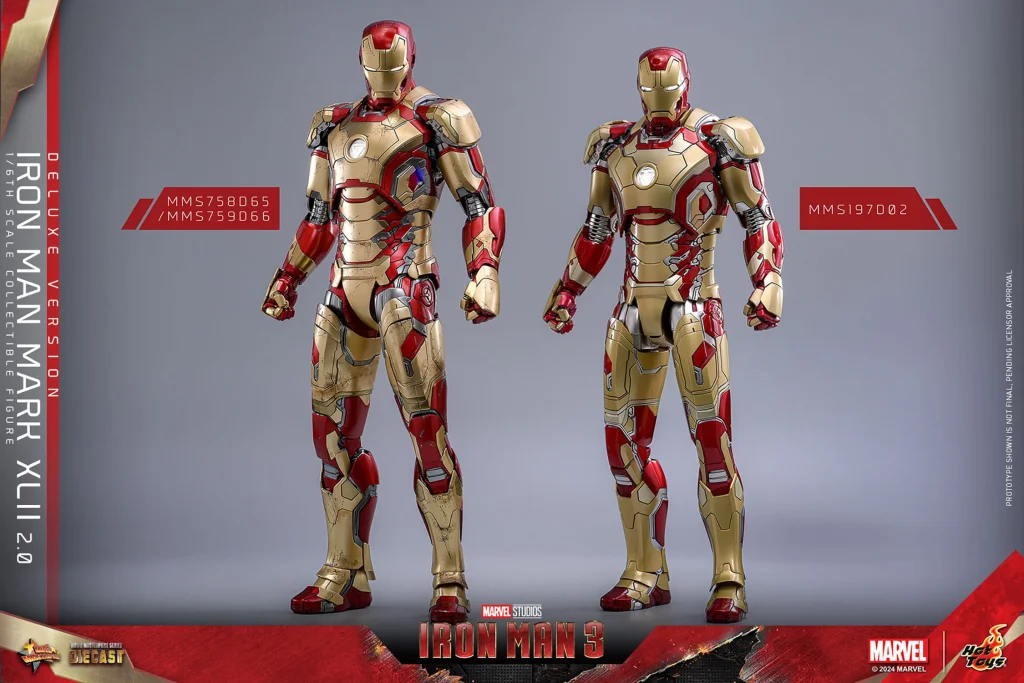 Iron Man - Scale Action Figure - Iron Man Mark XLII (2.0) (Deluxe)