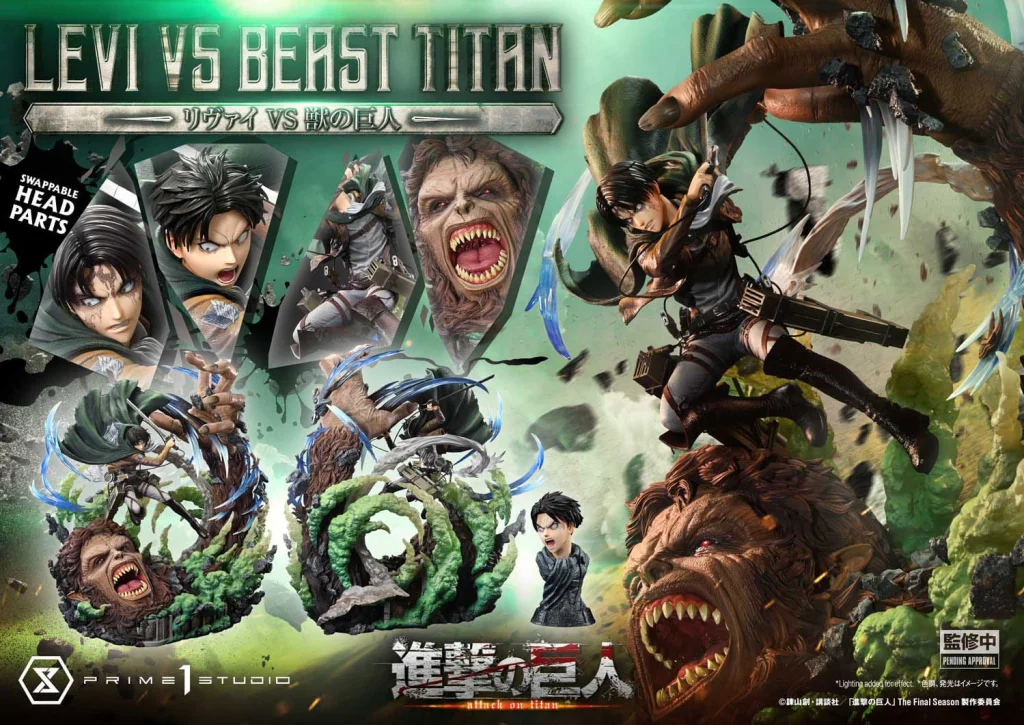 Attack on Titan - Ultimate Premium Masterline - Levi versus Beast Titan