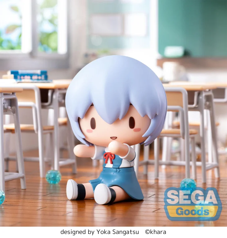 Evangelion - Fuwapuchi Chibi Figure - Rei Ayanami