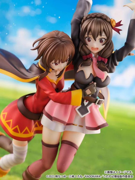 KonoSuba - SHIBUYA SCRAMBLE FIGURE - Megumin, Yunyun & Chomusuke (Futari wa Tomodachi Ver.)