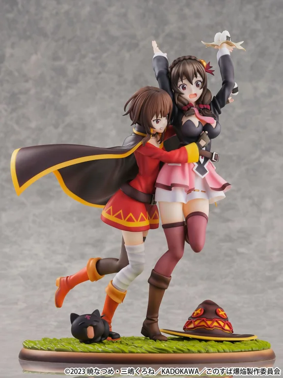 KonoSuba - SHIBUYA SCRAMBLE FIGURE - Megumin, Yunyun & Chomusuke (Futari wa Tomodachi Ver.)