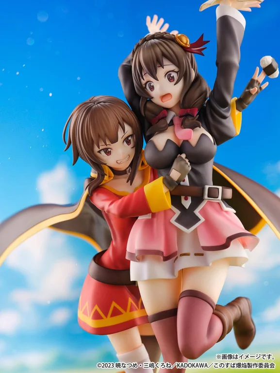 KonoSuba - SHIBUYA SCRAMBLE FIGURE - Megumin, Yunyun & Chomusuke (Futari wa Tomodachi Ver.)