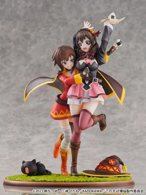 KonoSuba - SHIBUYA SCRAMBLE FIGURE - Megumin, Yunyun & Chomusuke (Futari wa Tomodachi Ver.)