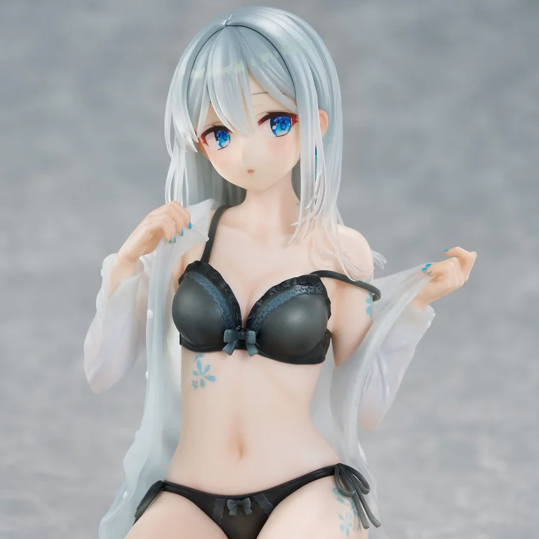 Fuumi - Scale Figure - Silver-Haired Girl Sky Blue Morning (Special Outfit ver.)