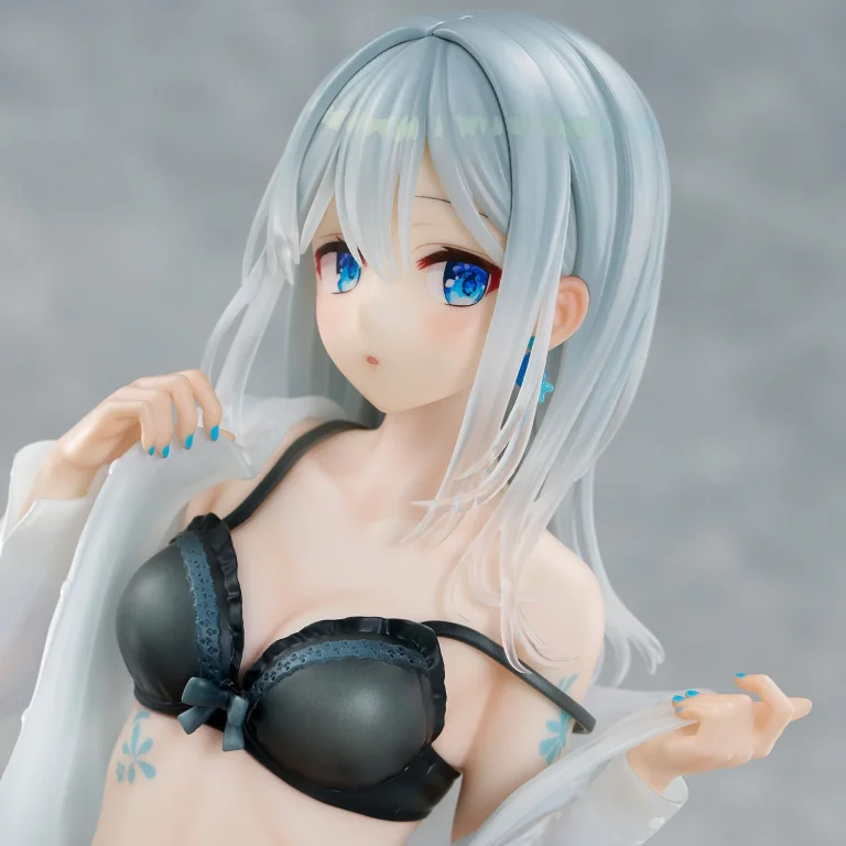 Fuumi - Scale Figure - Silver-Haired Girl Sky Blue Morning (Special Outfit ver.)