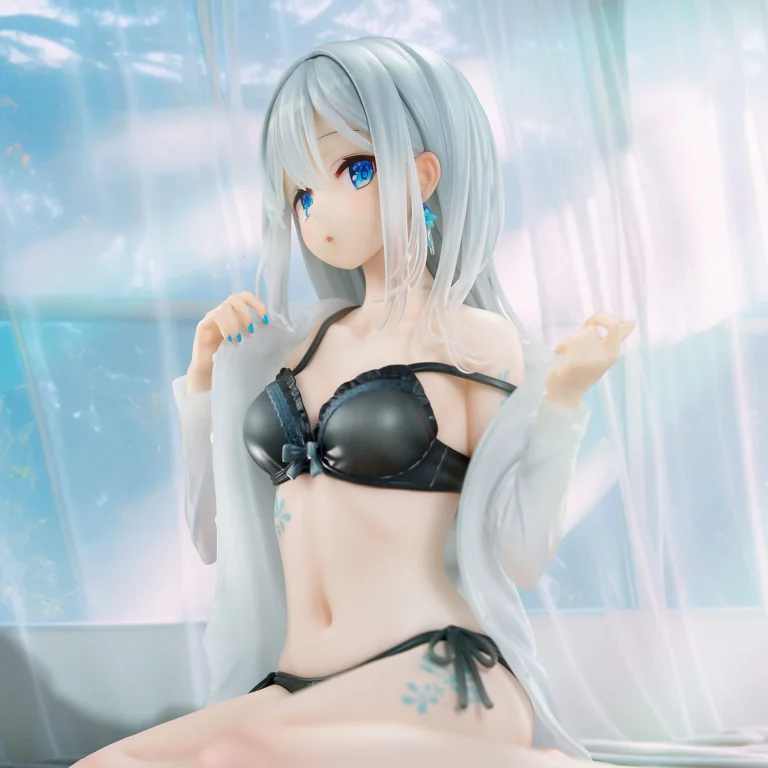 Fuumi - Scale Figure - Silver-Haired Girl Sky Blue Morning (Special Outfit ver.)