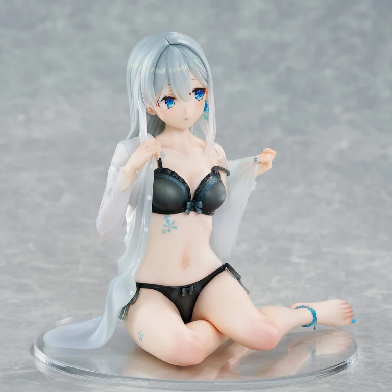 Fuumi - Scale Figure - Silver-Haired Girl Sky Blue Morning (Special Outfit ver.)