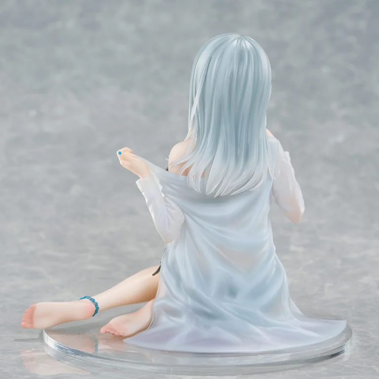 Fuumi - Scale Figure - Silver-Haired Girl Sky Blue Morning (Special Outfit ver.)