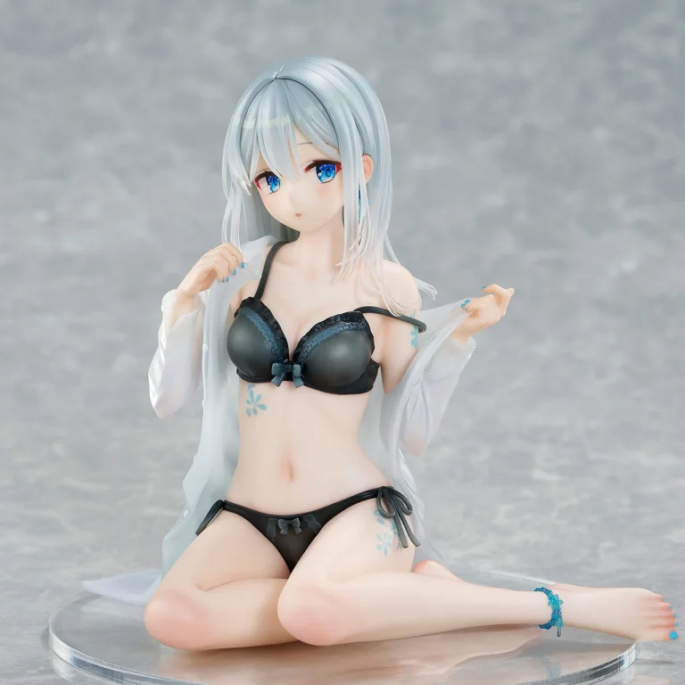 Fuumi - Scale Figure - Silver-Haired Girl Sky Blue Morning (Special Outfit ver.)