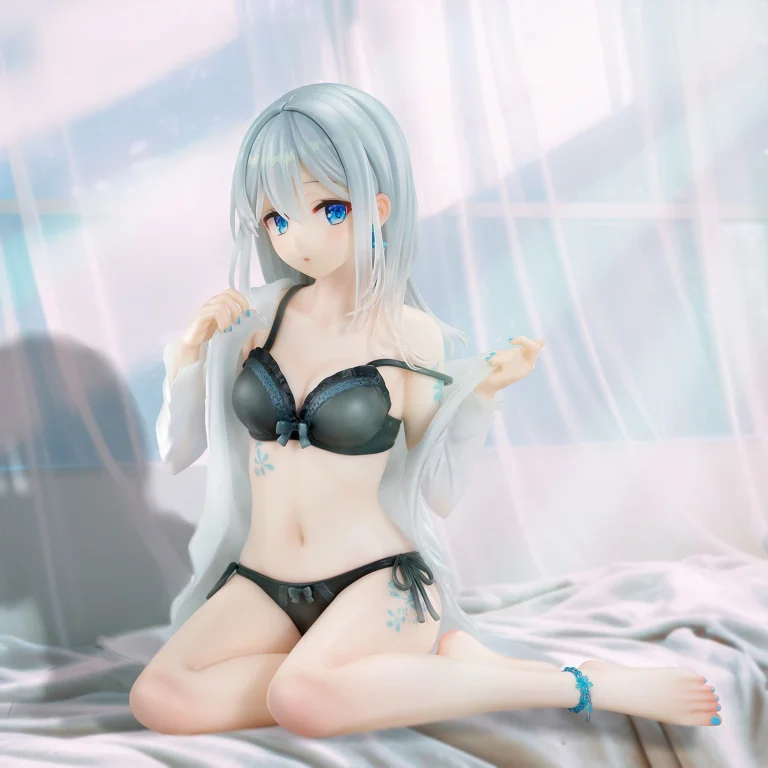 Fuumi - Scale Figure - Silver-Haired Girl Sky Blue Morning (Special Outfit ver.)