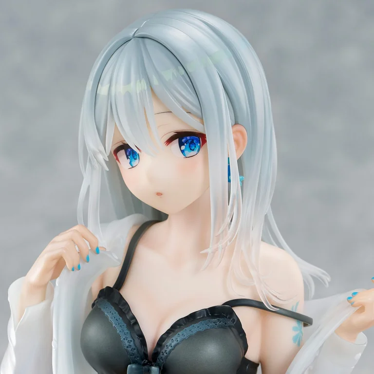 Fuumi - Scale Figure - Silver-Haired Girl Sky Blue Morning (Special Outfit ver.)